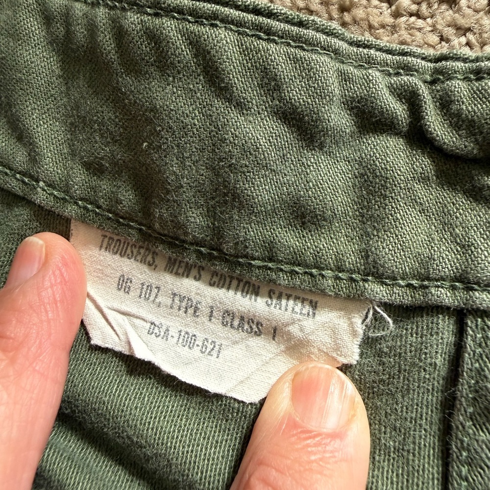 Vintage 60’s military issue pants. - Picture 4 of 12